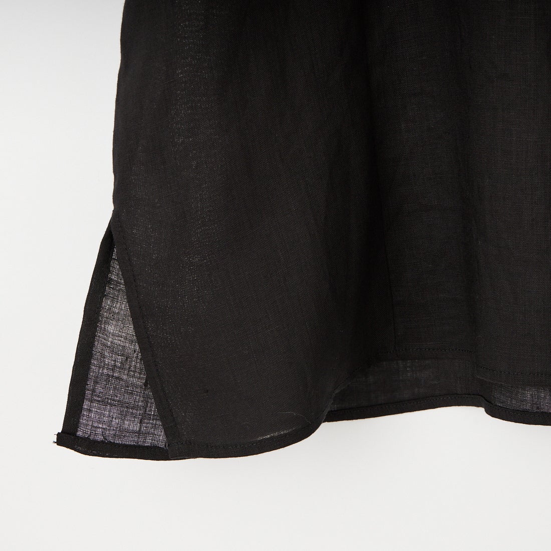 Munich [ミューニック] 60sフレンチリネンキャンバスルーズシャツ [MN261T33] 009 BLK