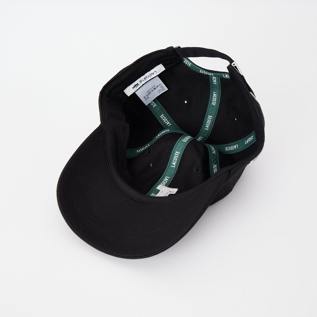 LACOSTE [ラコステ] コットンツイルLロゴキャップ [RK067] 011 BLACK
