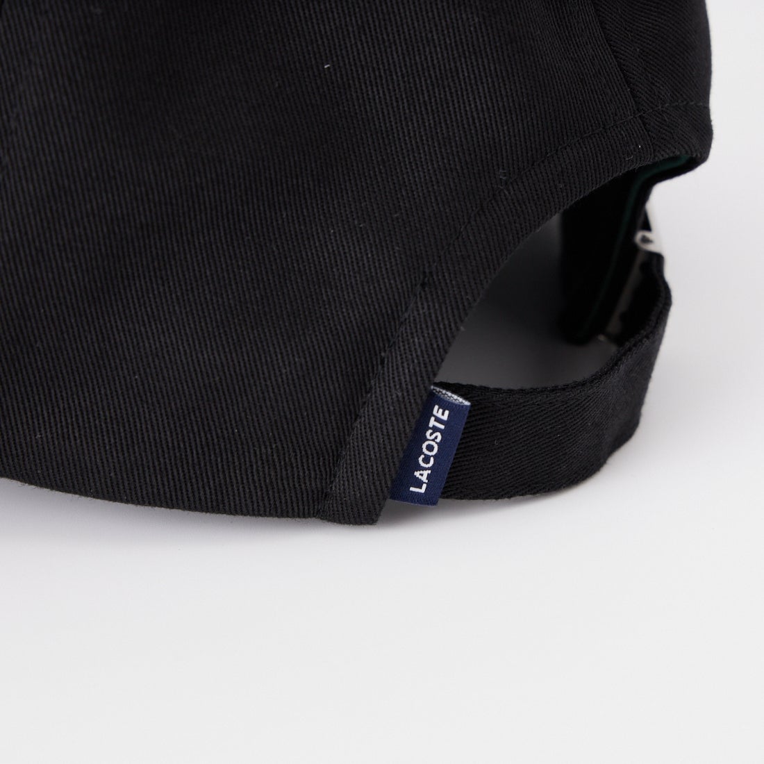 LACOSTE [ラコステ] コットンツイルLロゴキャップ [RK067] 011 BLACK