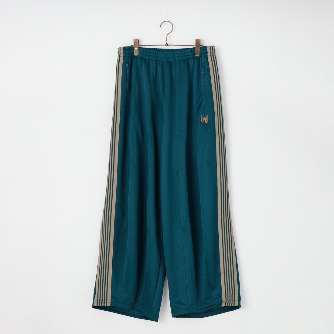 Needles [ニードルズ] ヒザデルトラックパンツ [SX410] B GREEN