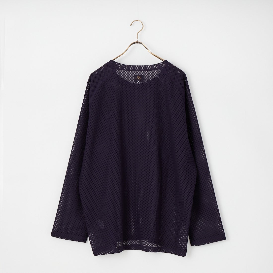 Needles [ニードルズ] ロングスリーブUネックTシャツ [SX433] B EGGPLANT