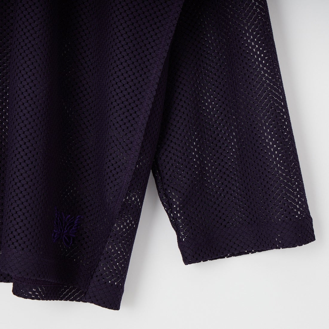 Needles [ニードルズ] ロングスリーブUネックTシャツ [SX433] B EGGPLANT