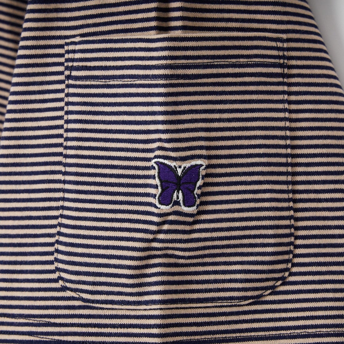 Needles [ニードルズ] ショートスリーブクルーネックTシャツ [SX446] A NVY/BEG