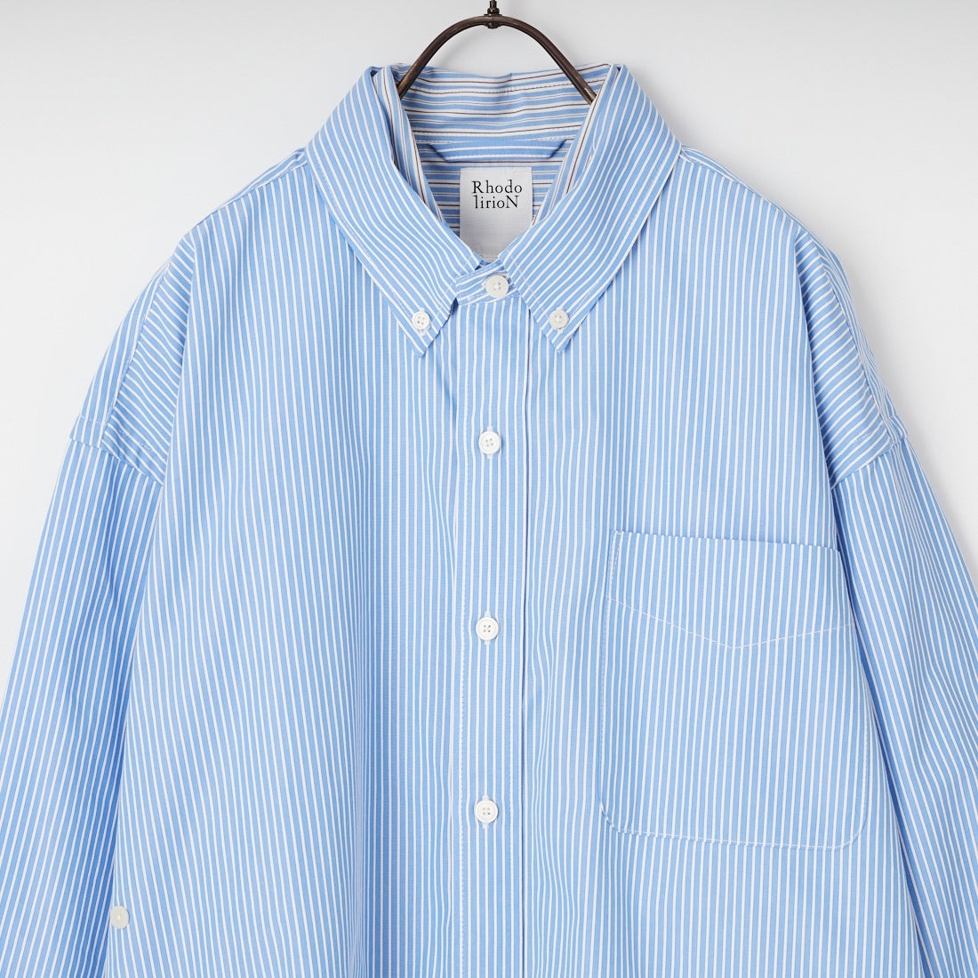 RhodolirioN [ロドリリオン] ダブルレイヤーボタンダウンシャツ [SW1012] B SAX