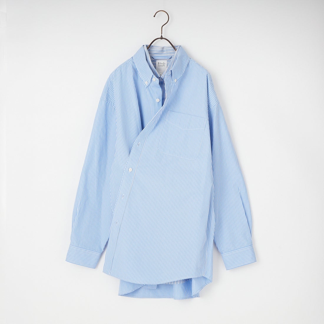 RhodolirioN [ロドリリオン] ダブルレイヤーボタンダウンシャツ [SW1012] B SAX