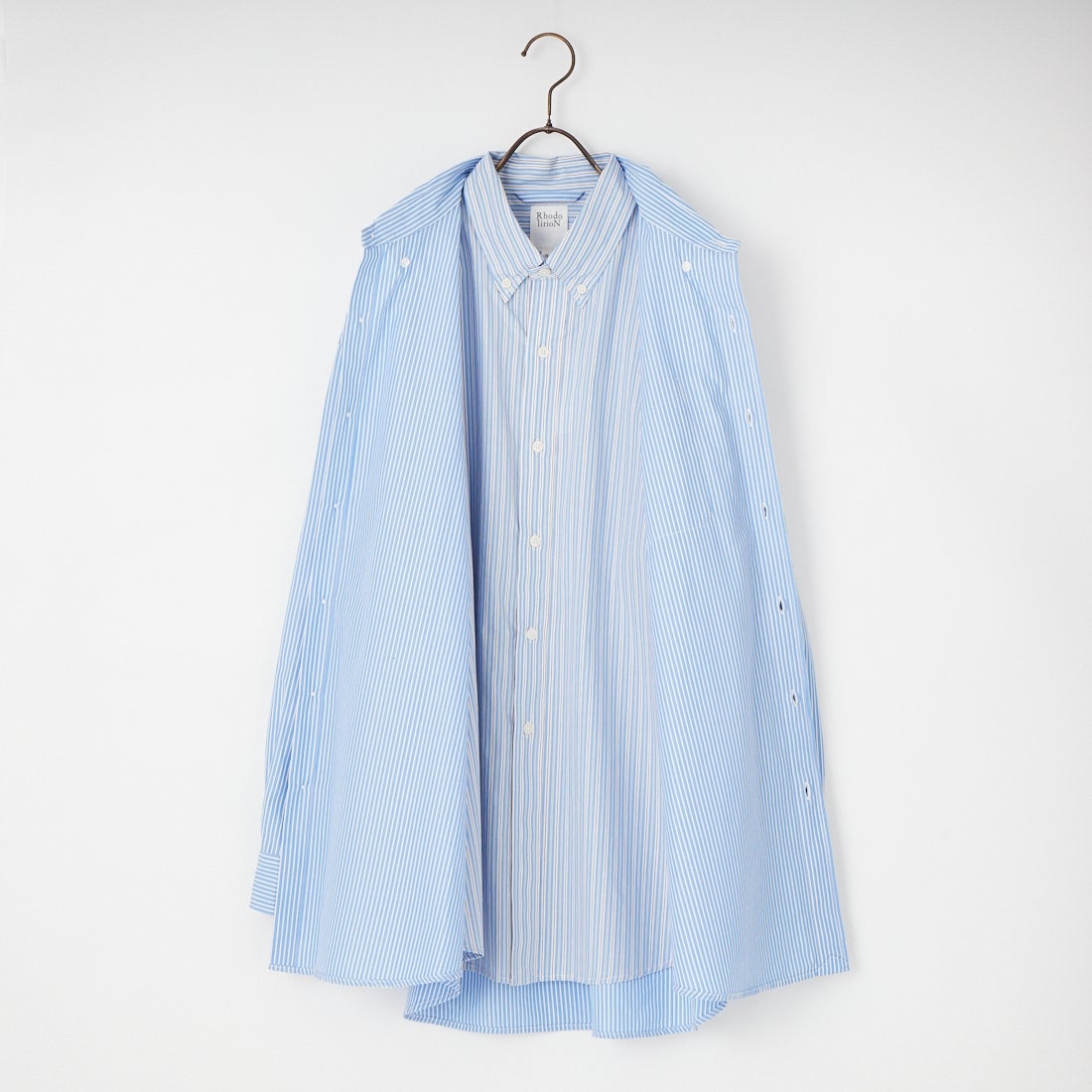 RhodolirioN [ロドリリオン] ダブルレイヤーボタンダウンシャツ [SW1012] B SAX