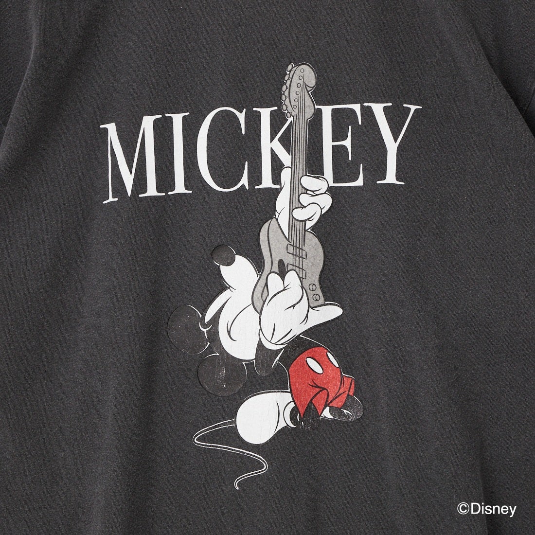 GOOD ROCK SPEED [グッドロックスピード] 別注 MICKEY MOUSE / クラックプリントTシャツ [INTN-071-JF] CHARCOAL