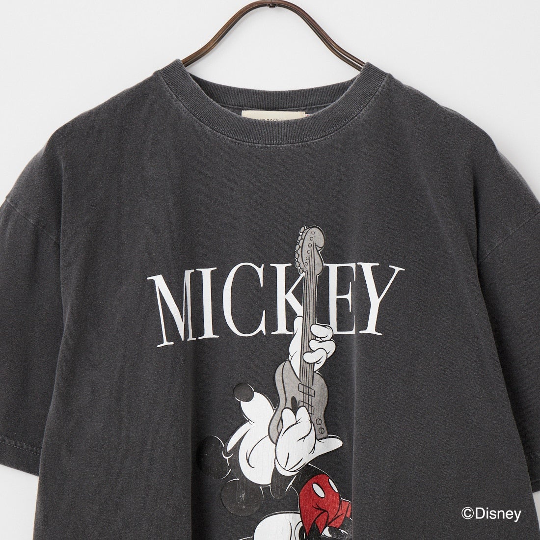 GOOD ROCK SPEED [グッドロックスピード] 別注 MICKEY MOUSE / クラックプリントTシャツ [INTN-071-JF] CHARCOAL