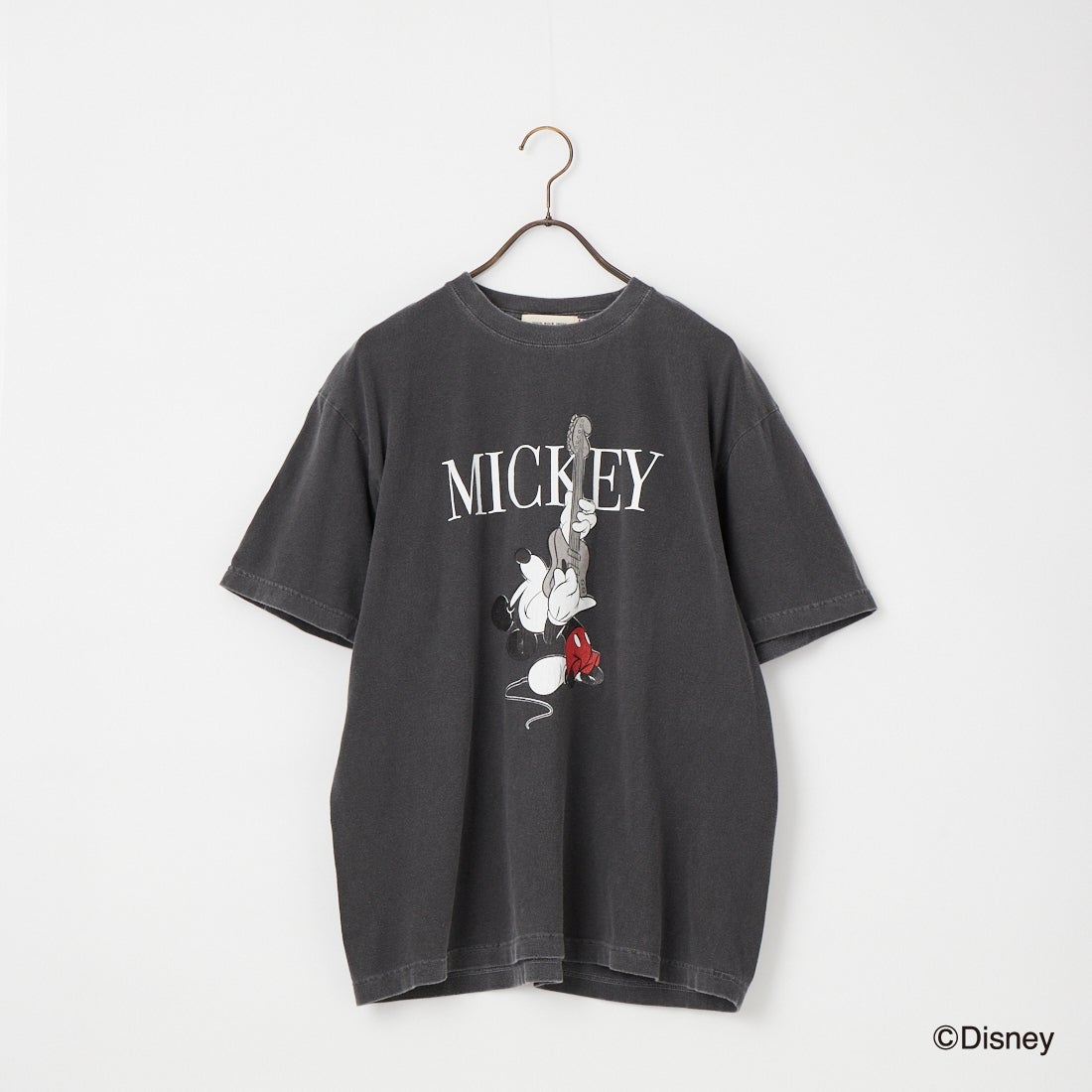 GOOD ROCK SPEED [グッドロックスピード] 別注 MICKEY MOUSE / クラックプリントTシャツ [INTN-071-JF] CHARCOAL