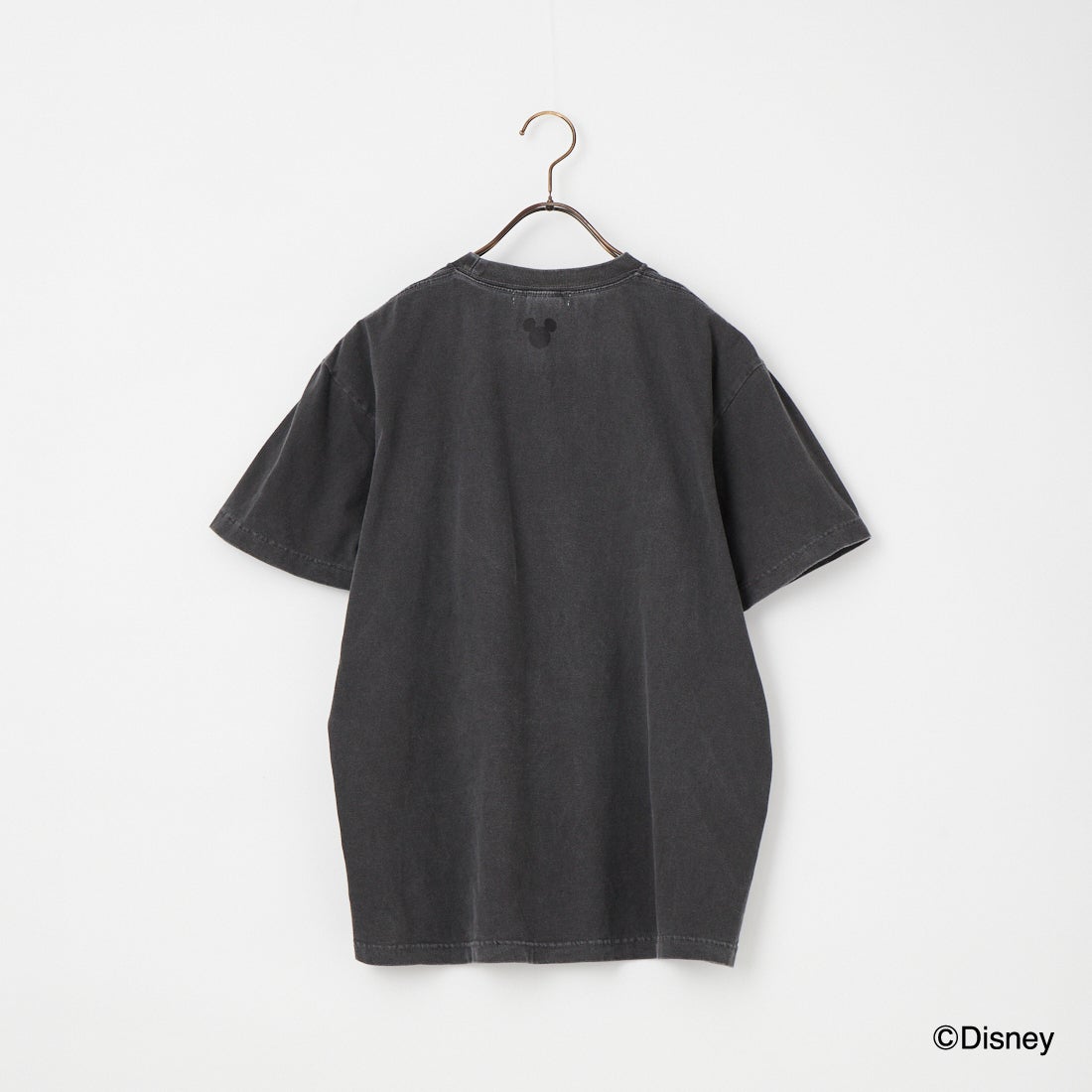 GOOD ROCK SPEED [グッドロックスピード] 別注 MICKEY MOUSE / フロッキープリントTシャツ [INTN-070-JF] CHARCOAL