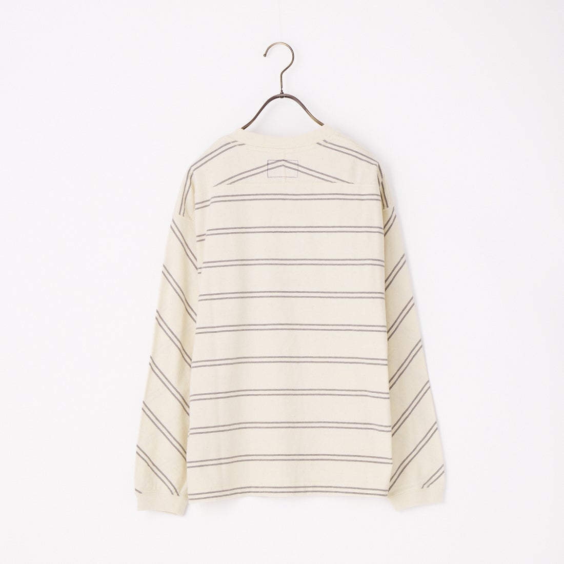 THE NORTH FACE PURPLE LABEL [ザ ノースフェイス パープルレーベル] フィールドロングスリーブストライプTシャツ [N26ST027] ST STONE