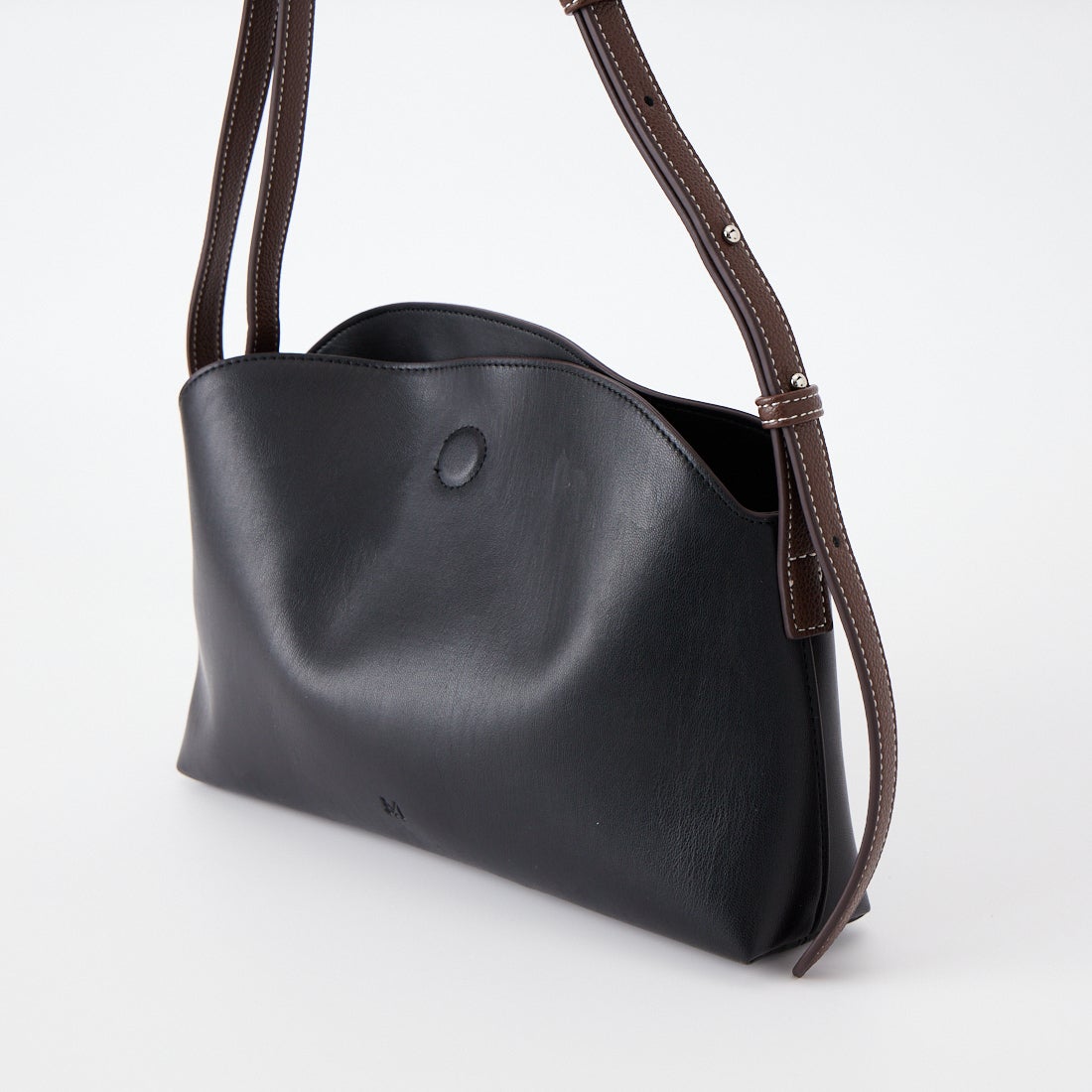 &MyuQ [アンドミューク] UPIS COLORS レザーバッグ [MCB126] BLACK