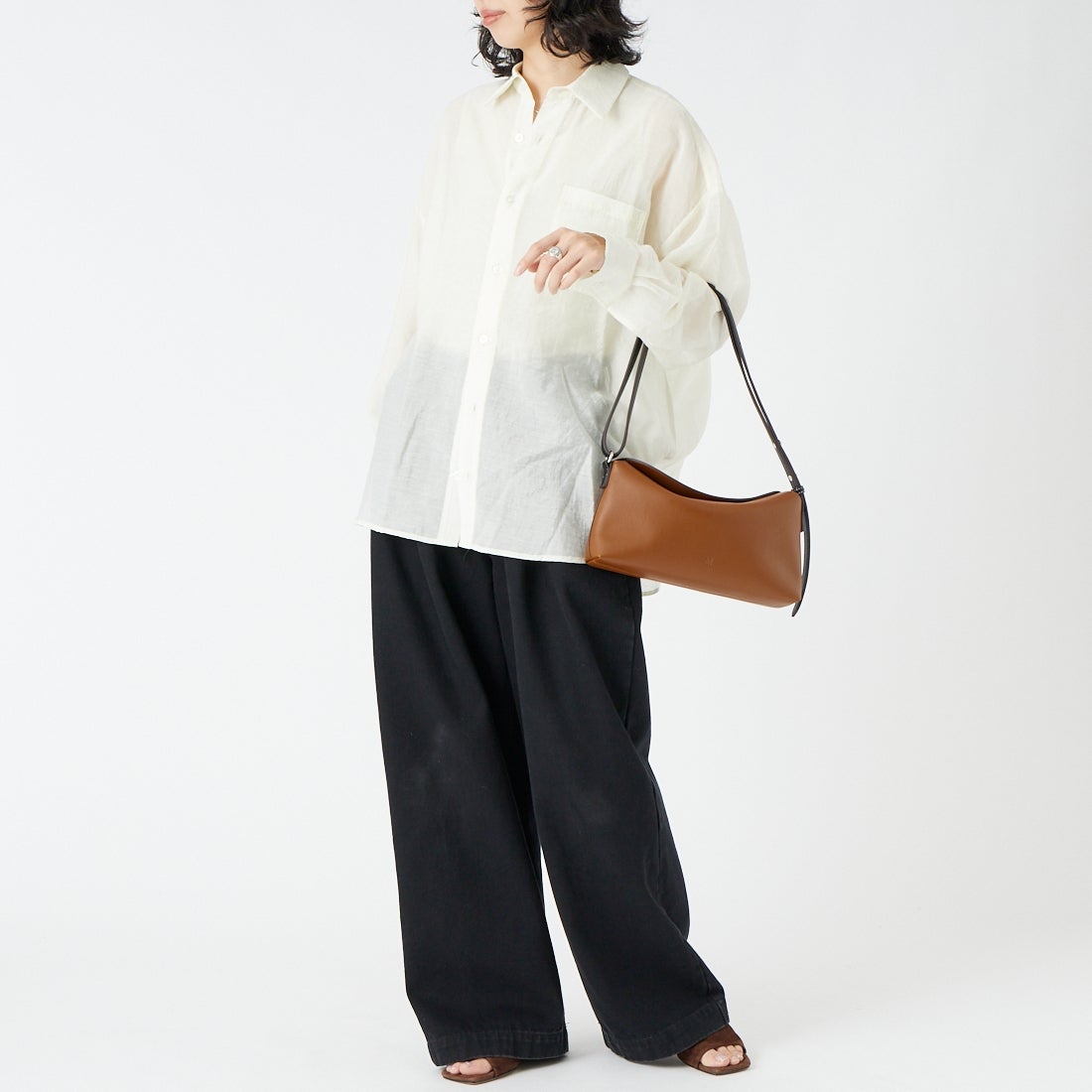&MyuQ [アンドミューク] UPIS COLORS レザーバッグ [MCB126] CAMEL