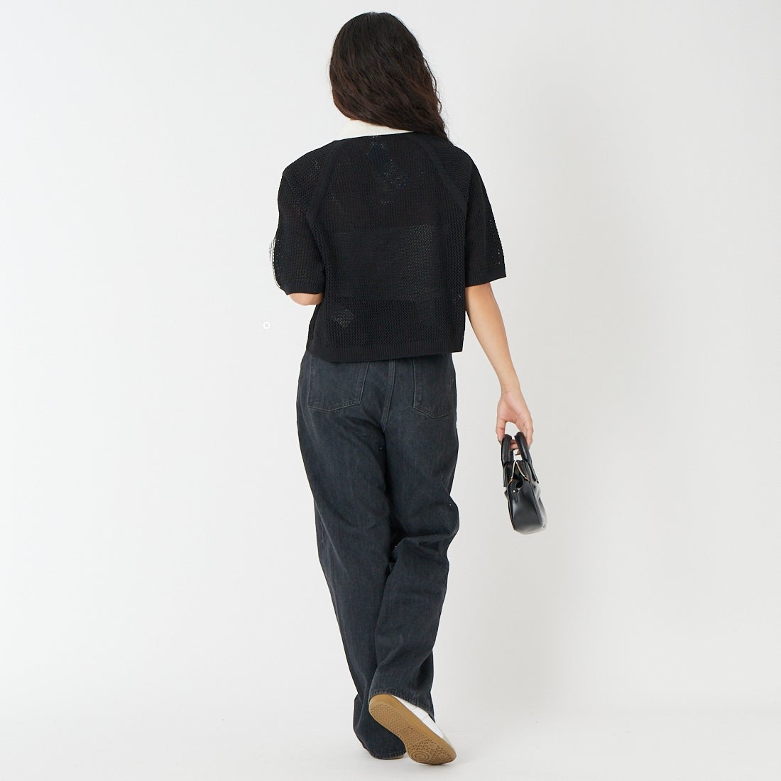 adidas Originals [アディダス オリジナルス] ニットポロシャツ [CX746] KC6491 &&モデル身長：162cm 着用サイズ：M&&