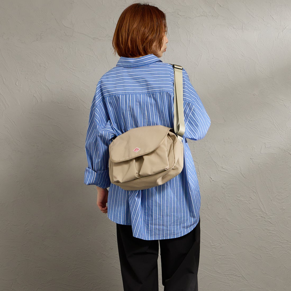 DANTON [ダントン] キャンバスショルダーバッグ [OBERKAMPF] BEIGE