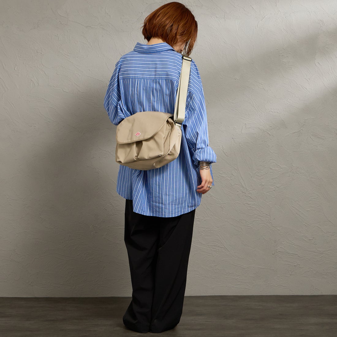 DANTON [ダントン] キャンバスショルダーバッグ [OBERKAMPF] BEIGE