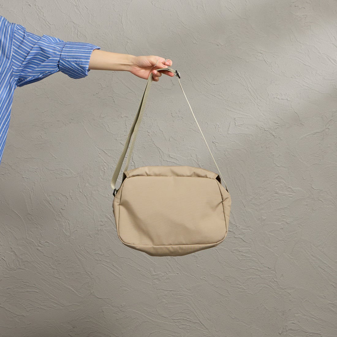 DANTON [ダントン] キャンバスショルダーバッグ [OBERKAMPF] BEIGE