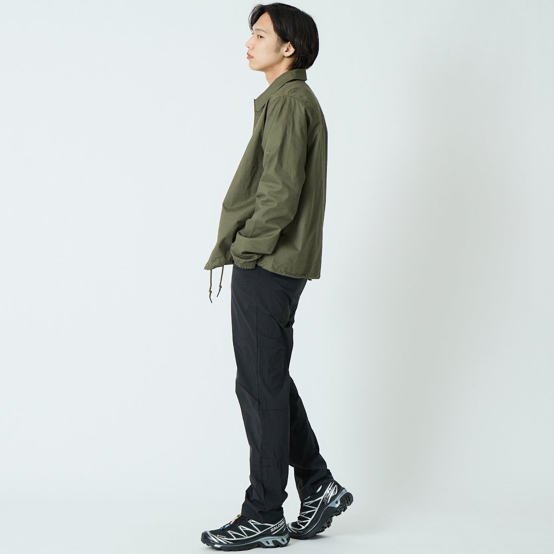 patagonia [パタゴニア] メンズ ライトウェイトオールウェア アンラインドジャケット [20465] BSNG &&モデル身長：179cm 着用サイズ：M&&