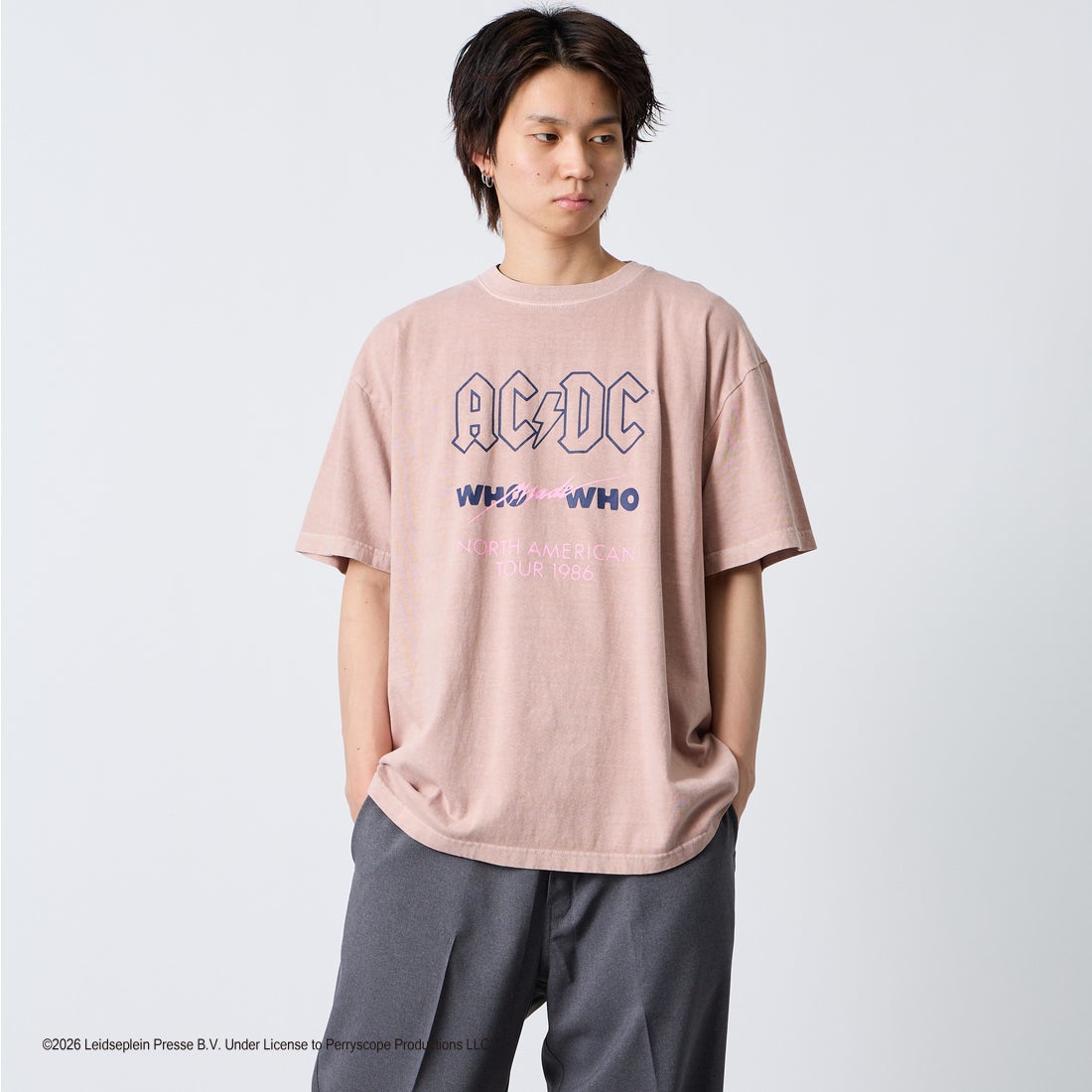 PINK&&モデル身長：177cm 着用サイズ：XL&&