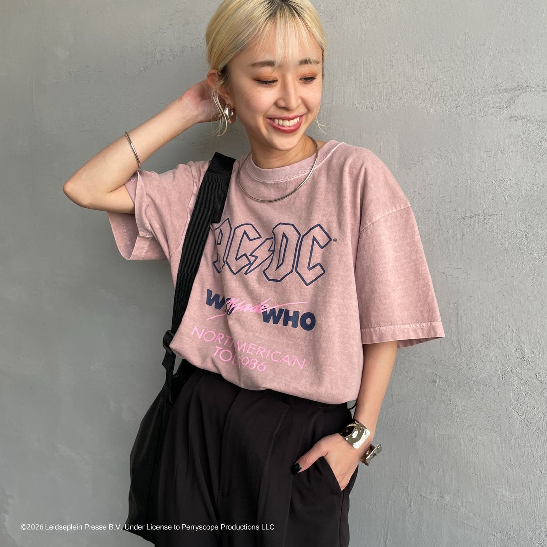 PINK&&モデル身長：150cm 着用サイズ：M&&