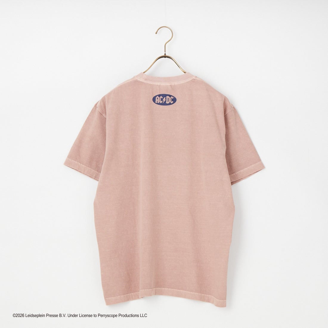 GOOD ROCK SPEED [グッドロックスピード] 別注 AC/DC ロックプリントTシャツ [INTN-023-JF] PINK