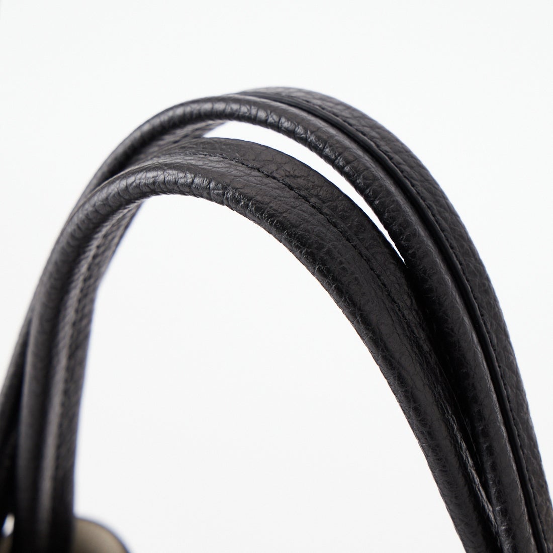 VIOLAd'ORO [ヴィオラドーロ] TRERO イタリアンWフェイスレザートートバッグ [V-1585] BLACK/GRAY