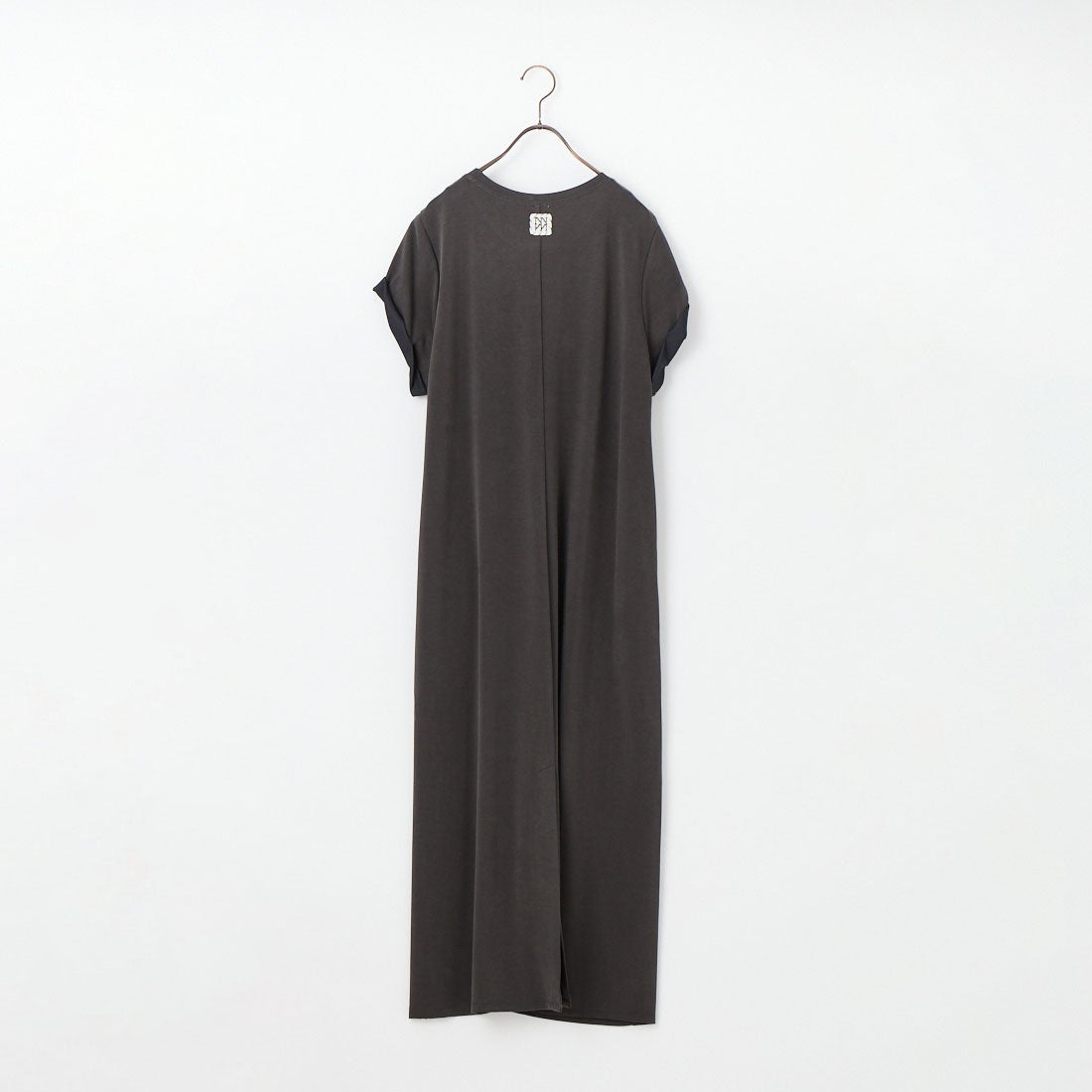 YENN [イエン] アイレットTシャツドレス [Y261-52021] CHARCOAL