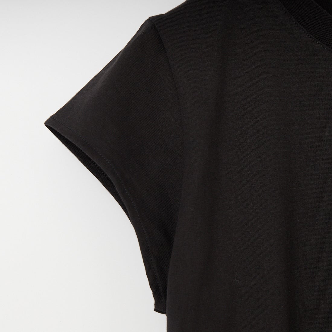 LACOSTE [ラコステ] キャップスリーブTシャツ [TF024] 031 BLACK