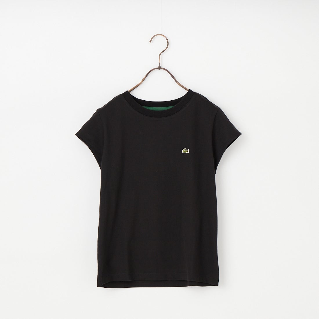 LACOSTE [ラコステ] キャップスリーブTシャツ [TF024] 031 BLACK