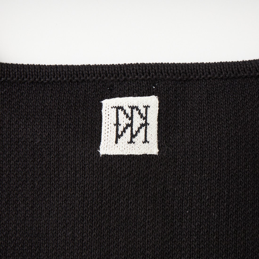 YENN [イエン] ボートネックニットベスト [Y261-91017] BLACK