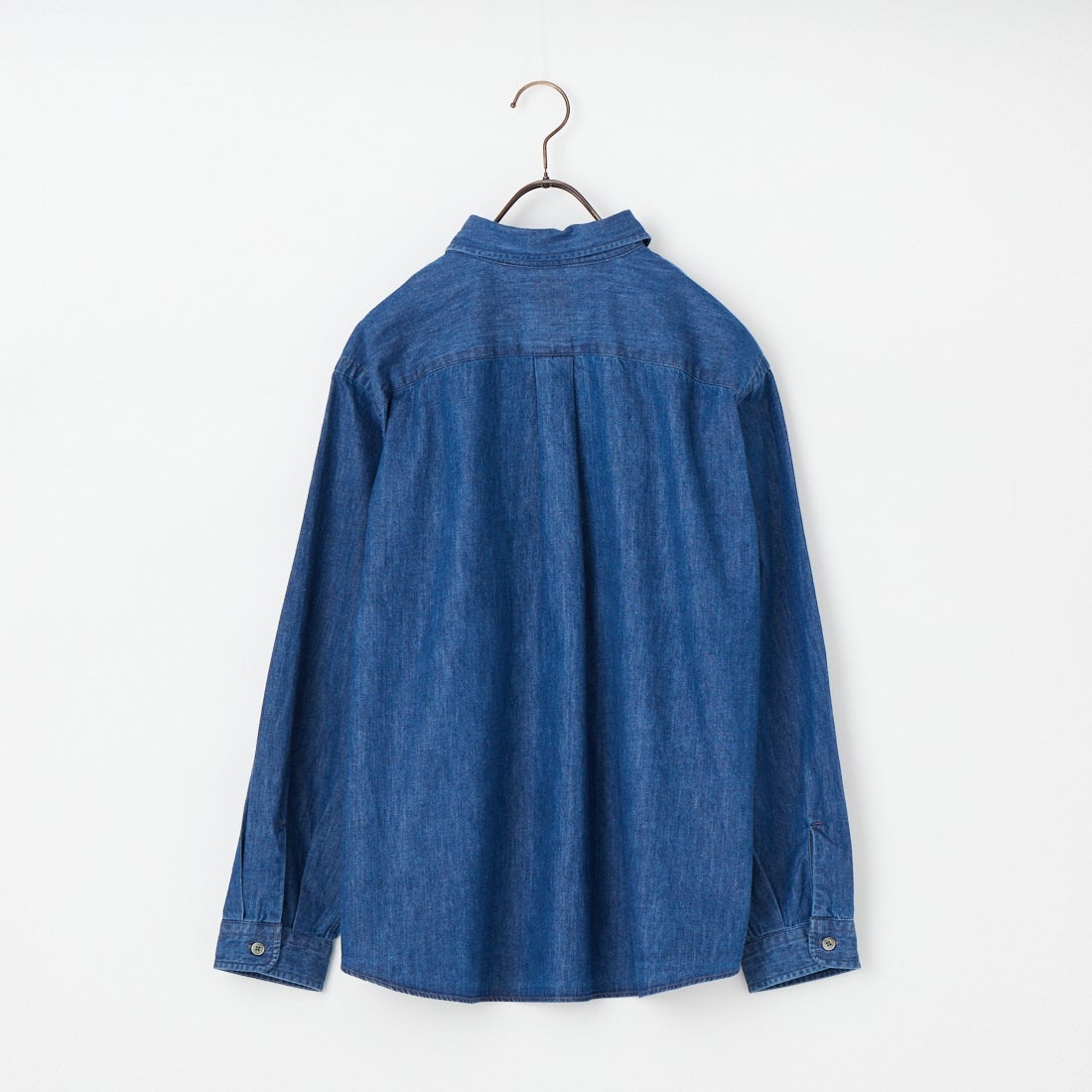 DANTON [ダントン] デニムダンガリー レギュラーカラーシャツ [DT-B0442DUG] LT.INDIGO