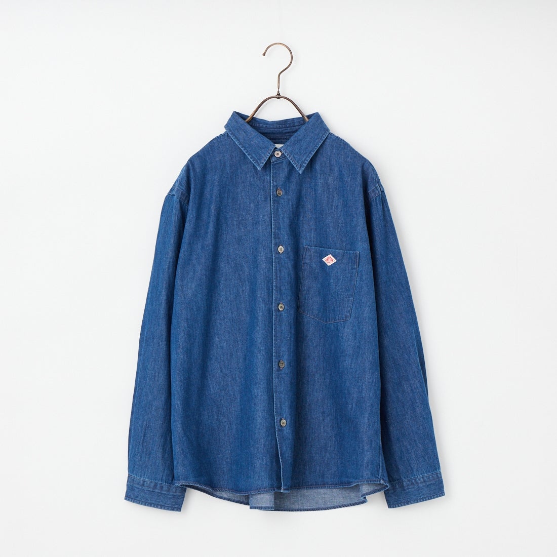 DANTON [ダントン] デニムダンガリー レギュラーカラーシャツ [DT-B0442DUG] LT.INDIGO