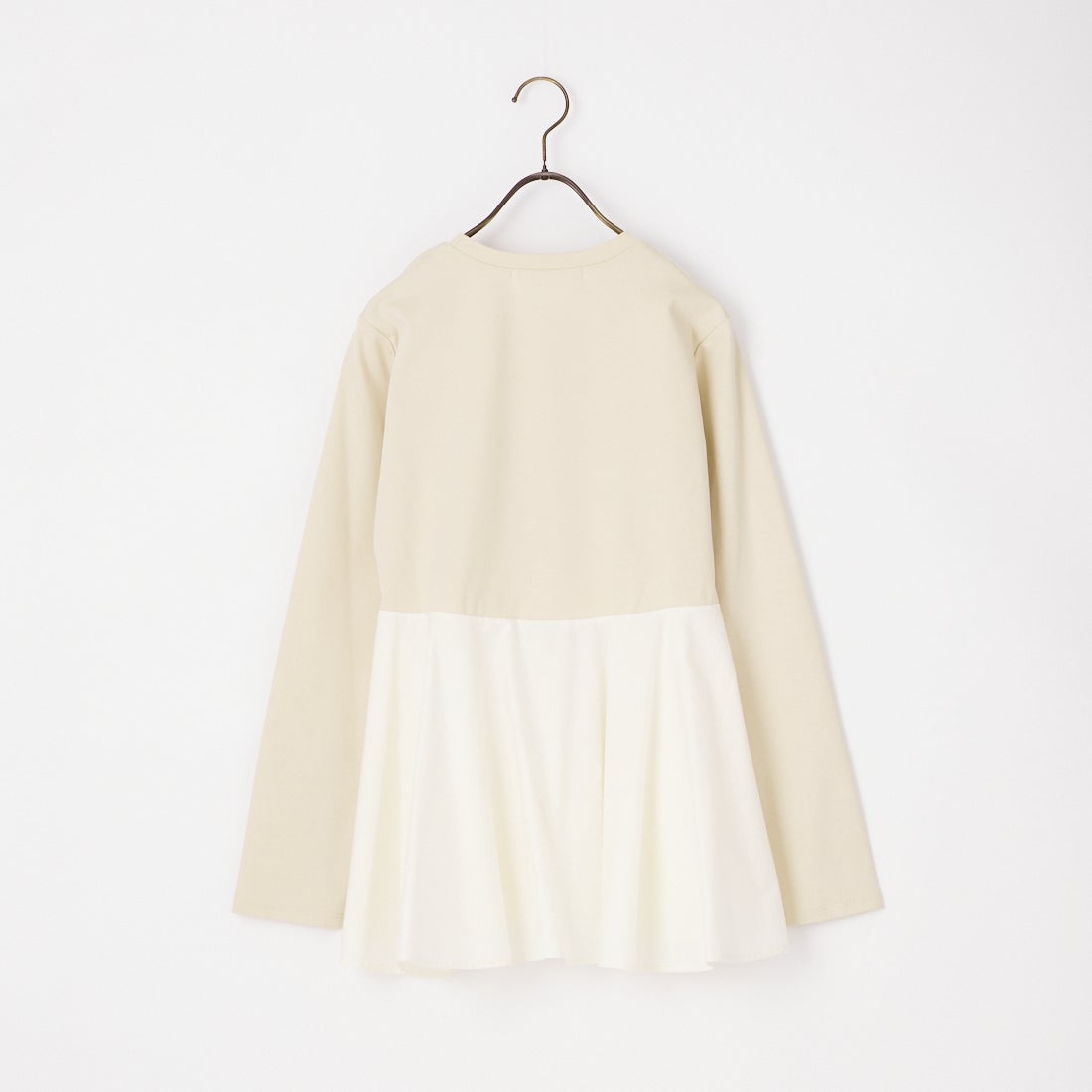 USINE [ユジーヌ] 接触冷感ポンチペプラムトップス [21267072] 033 ﾍﾞｰｼﾞｭ