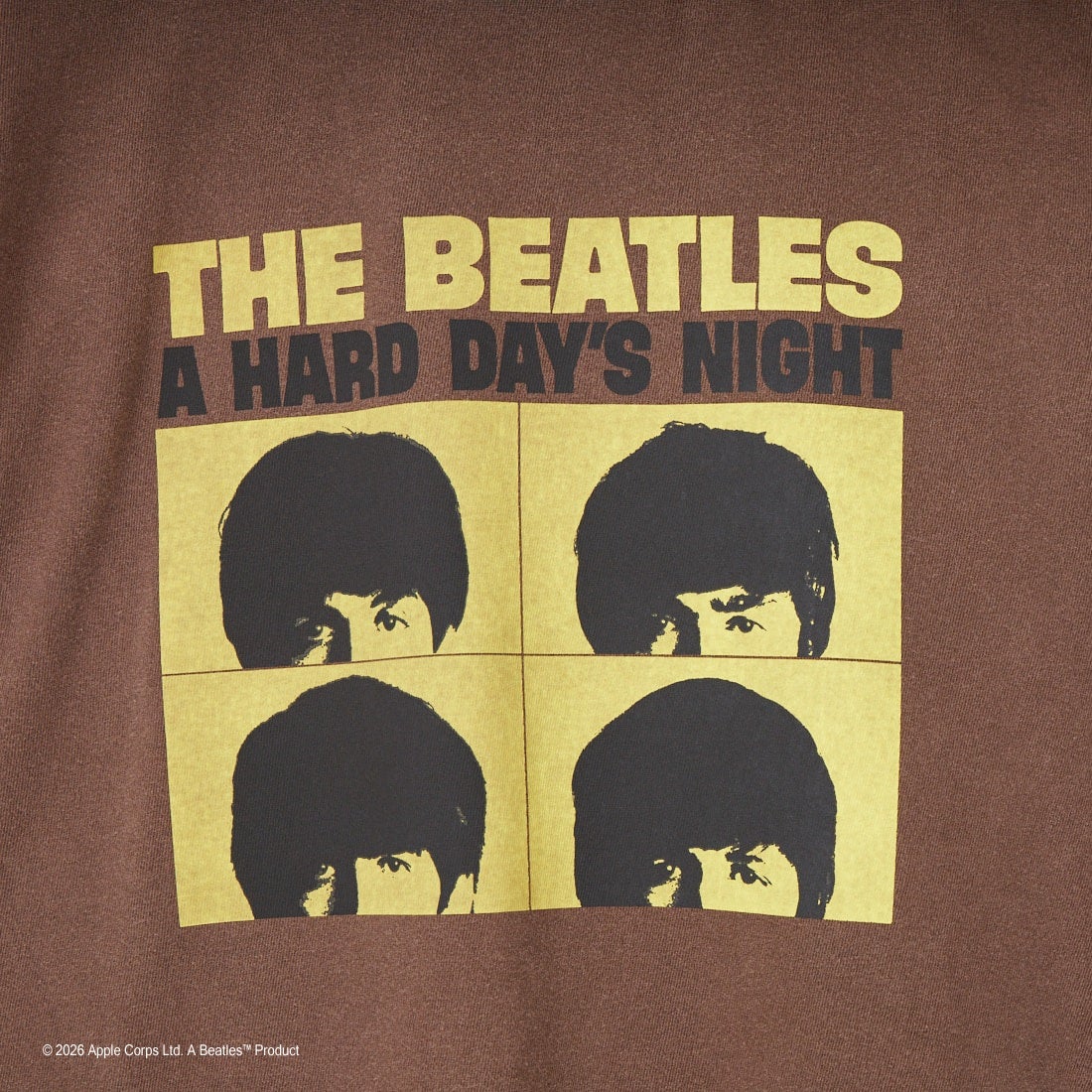 GOOD ROCK SPEED [グッドロックスピード] 別注 THE BEATLES ロックプリントTシャツ [INTN-061-JF] BROWN