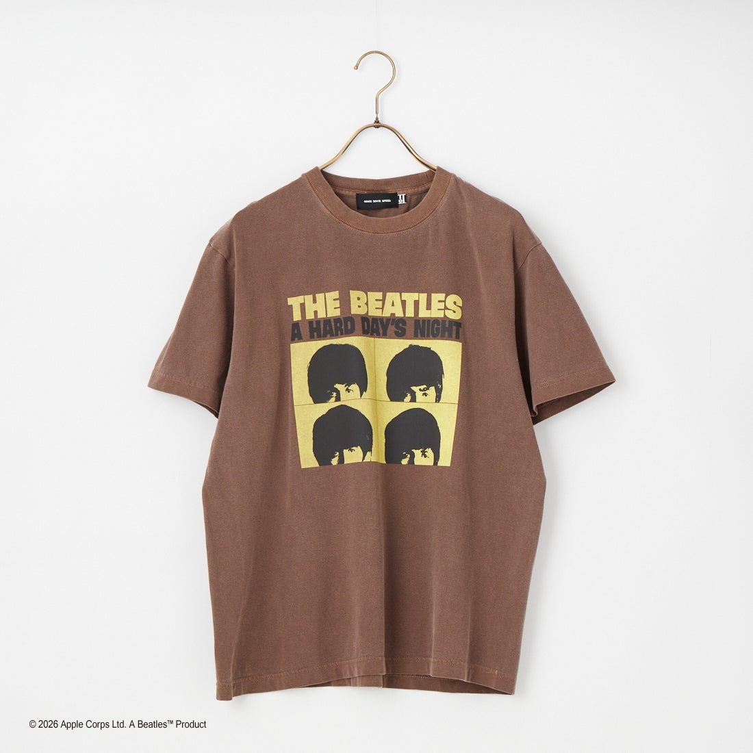 GOOD ROCK SPEED [グッドロックスピード] 別注 THE BEATLES ロックプリントTシャツ [INTN-061-JF] BROWN