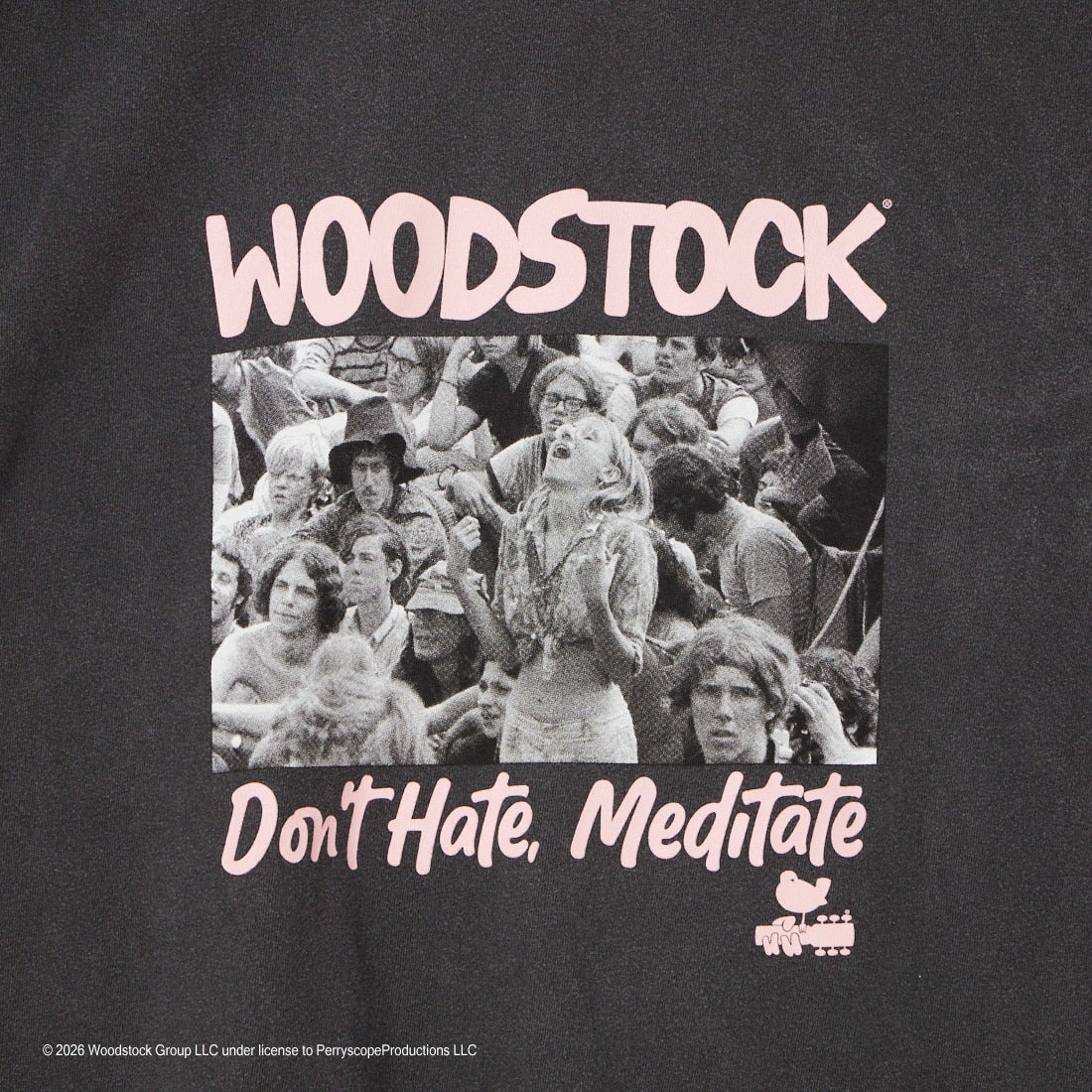 GOOD ROCK SPEED [グッドロックスピード] 別注 WOODSTOCK ロックプリントTシャツ [INTN-069-JF] CHARCOAL