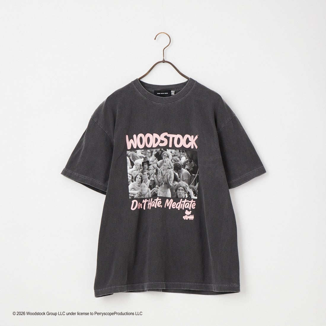 GOOD ROCK SPEED [グッドロックスピード] 別注 WOODSTOCK ロックプリントTシャツ [INTN-069-JF] CHARCOAL