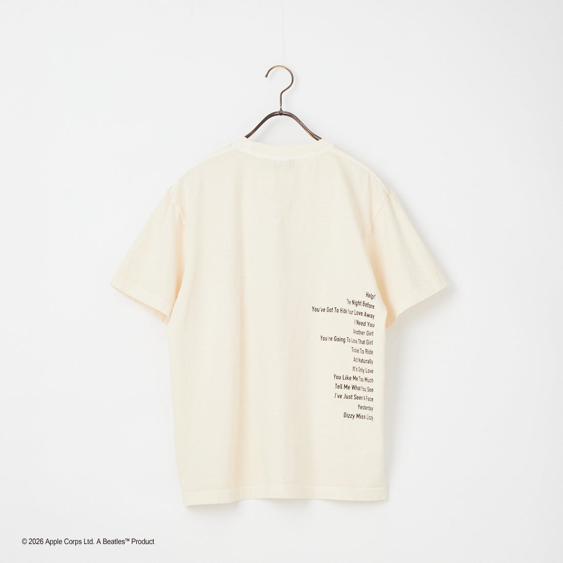 GOOD ROCK SPEED [グッドロックスピード] 別注 THE BEATLES ロックプリントTシャツ [INTN-060-JF] BEIGE