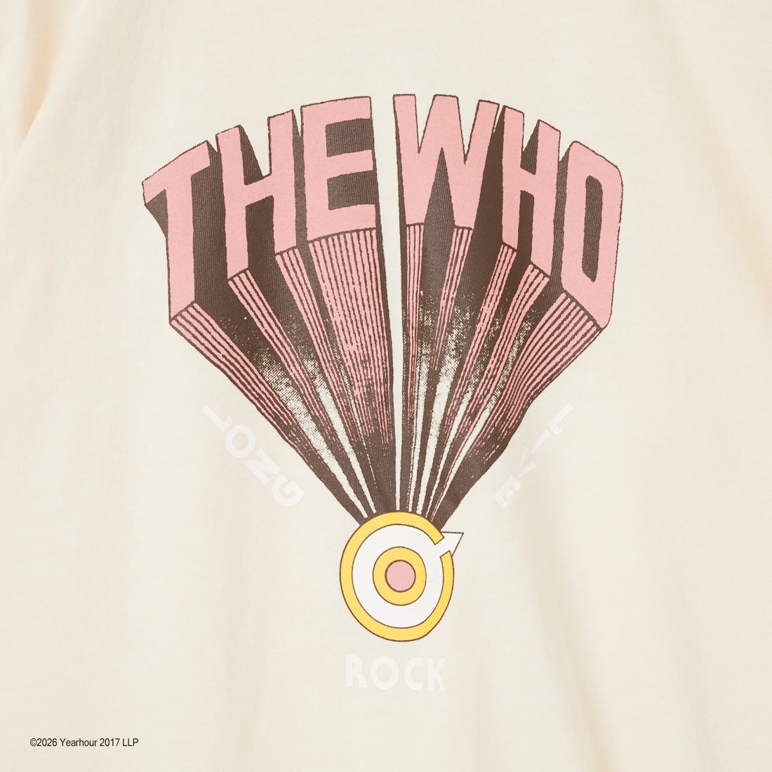 GOOD ROCK SPEED [グッドロックスピード] 別注 THE WHO ロックプリントTシャツ [INTN-068-JF] BEIGE