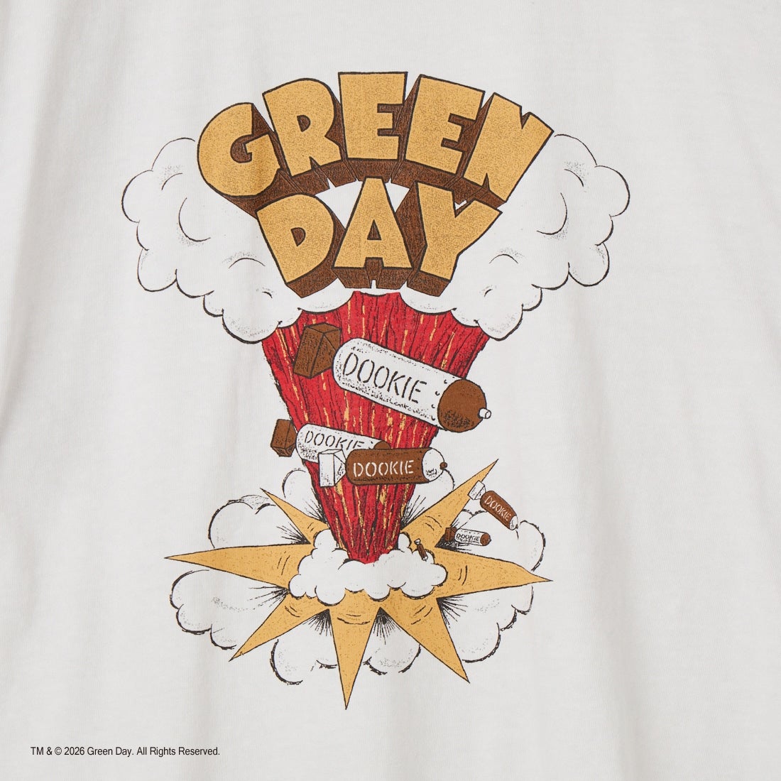 GOOD ROCK SPEED [グッドロックスピード] 別注 GREEN DAY ロックプリントTシャツ [INTN-065-JF] LT.GRAY