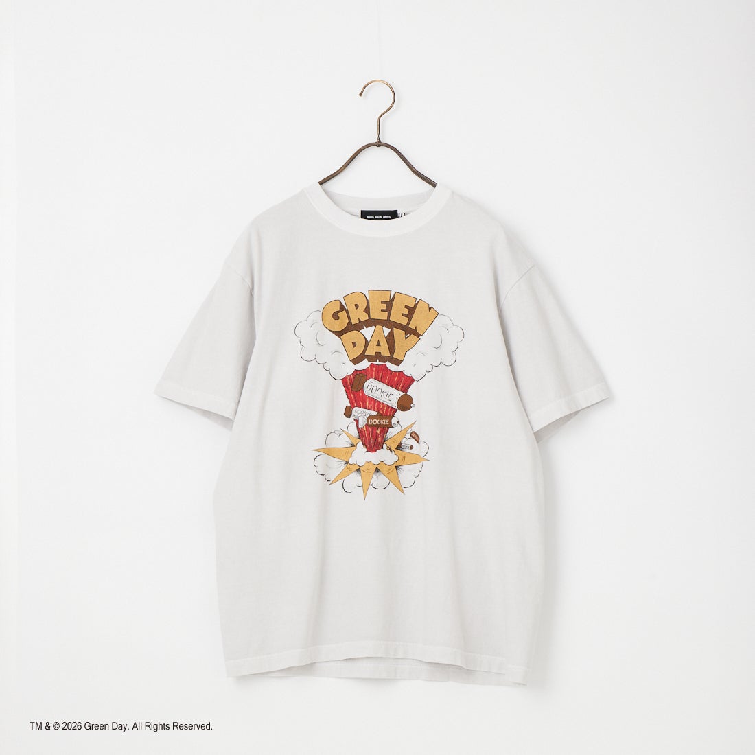 GOOD ROCK SPEED [グッドロックスピード] 別注 GREEN DAY ロックプリントTシャツ [INTN-065-JF] LT.GRAY
