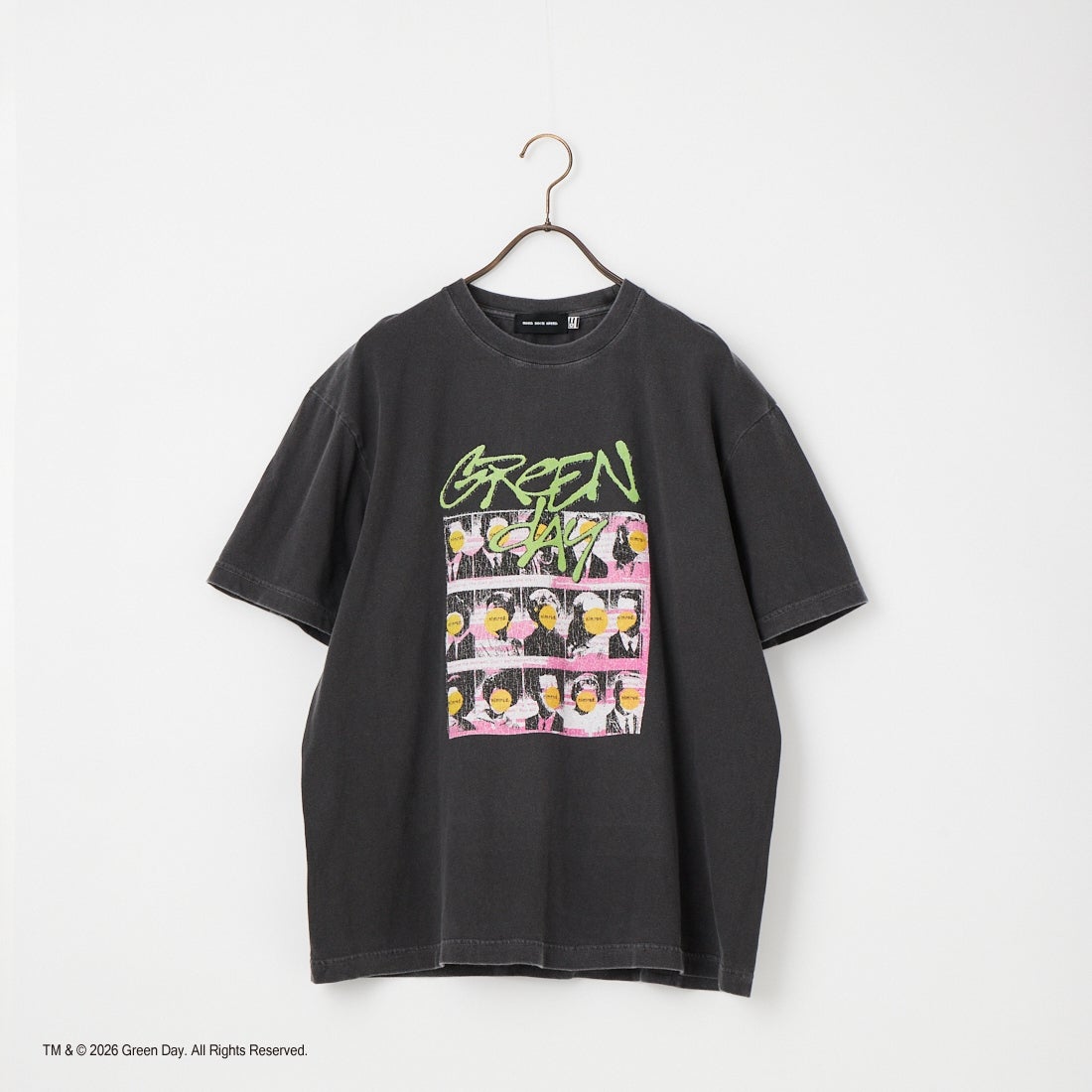 GOOD ROCK SPEED [グッドロックスピード] 別注 GREEN DAY ロックプリントTシャツ [INTN-064-JF] CHARCOAL