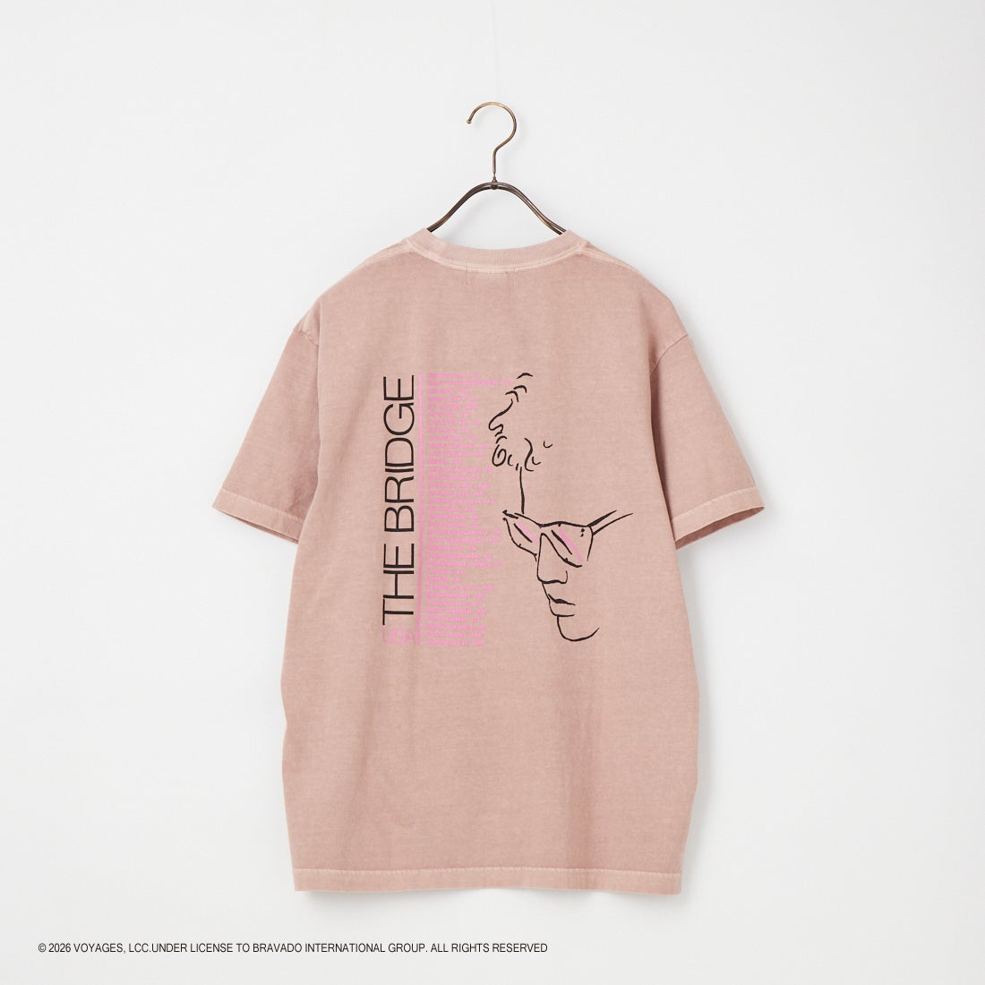 GOOD ROCK SPEED [グッドロックスピード] 別注 BILLY JOEL ロックプリントTシャツ [INTN-063-JF] PINK