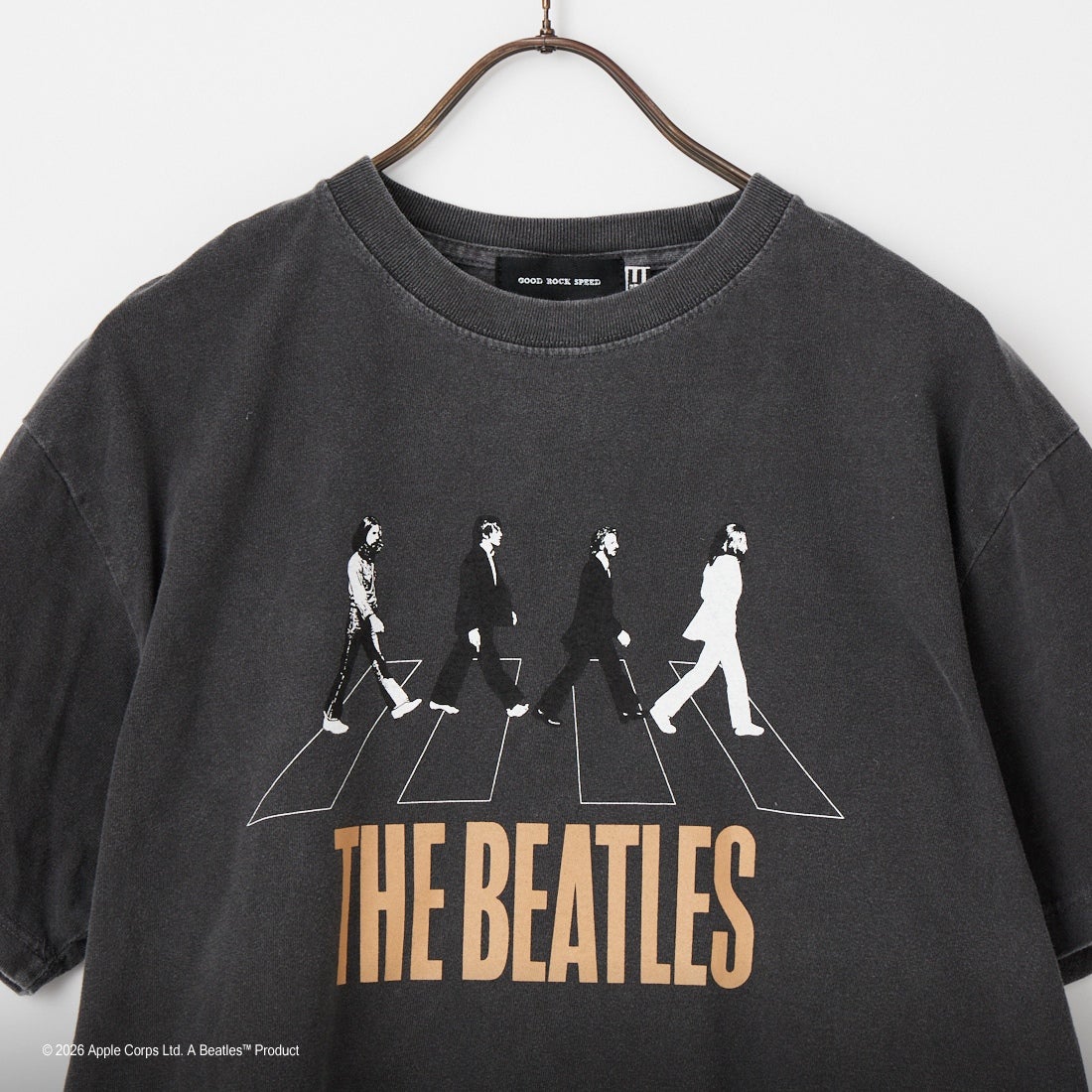 GOOD ROCK SPEED [グッドロックスピード] 別注 THE BEATLES ロックプリントTシャツ [INTN-062-JF] CHARCOAL