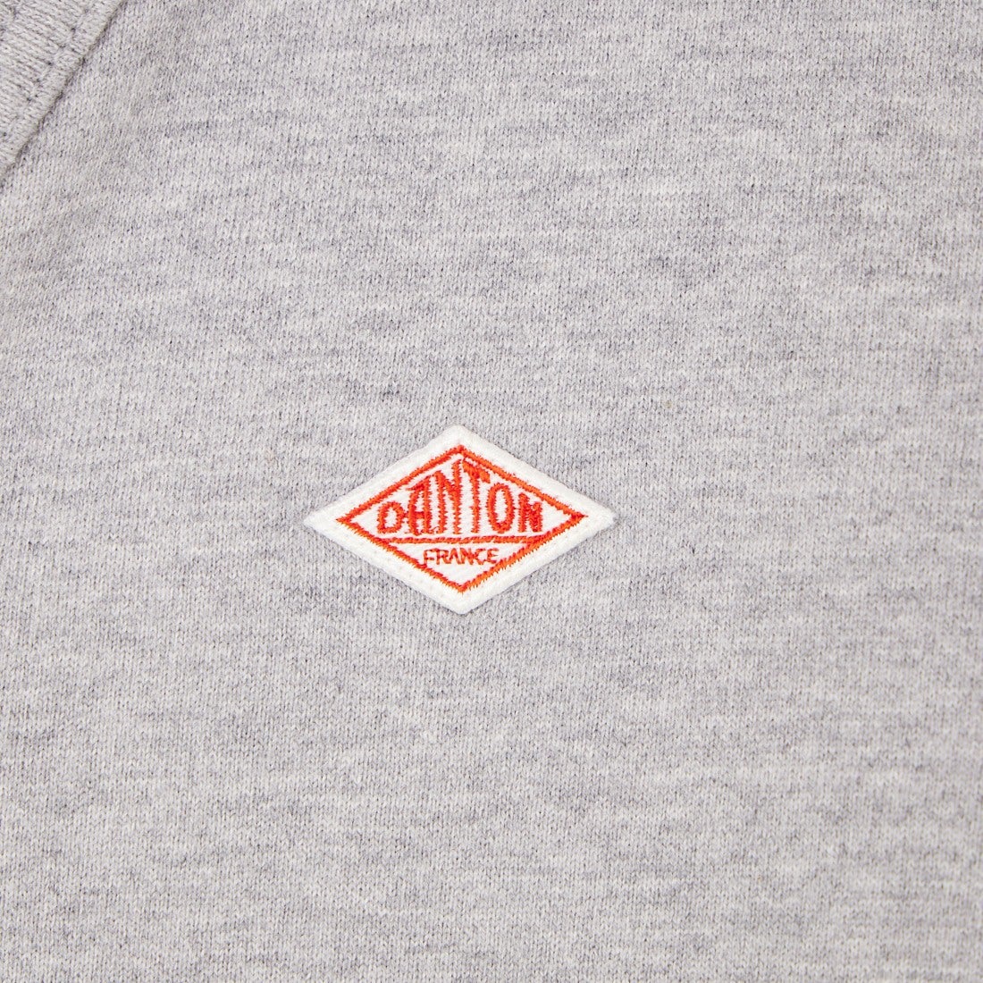 DANTON [ダントン] コットンテリー Vネックカーディガン [DT-C0406CIN] TOP GREY