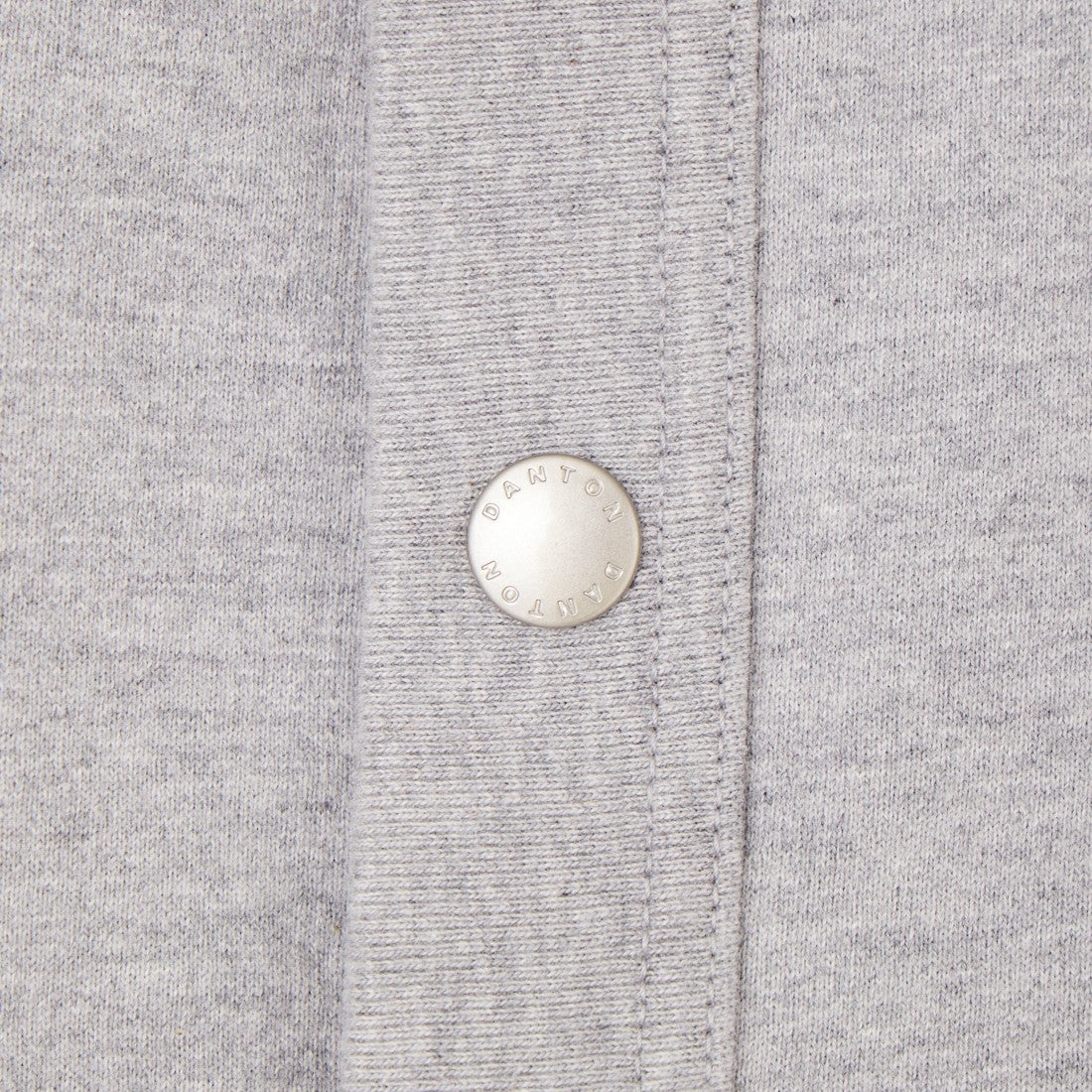 ダントン　ウールVネックカーディガン　美品　38 グレー ◇DANTON(ダントン) V NECK CARDIGAN ラムウールVネックカーディガン