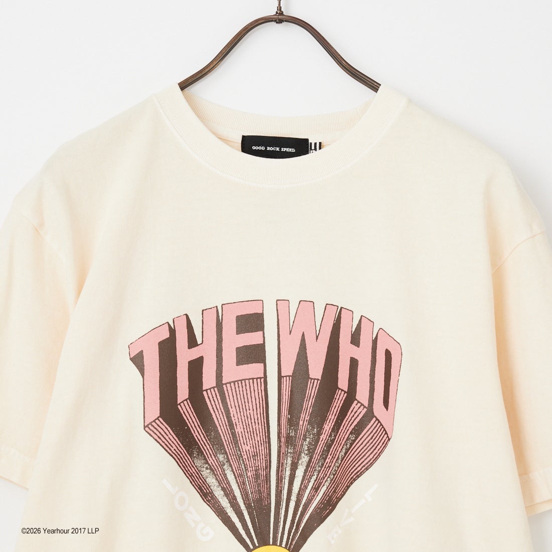 GOOD ROCK SPEED [グッドロックスピード] 別注 THE WHO ロックプリントTシャツ [INTN-068-JF] BEIGE