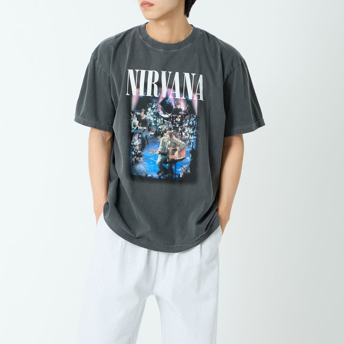 GOOD ROCK SPEED [グッドロックスピード] 別注 NIRVANA プリントロックTシャツ [INTN-067-JF]