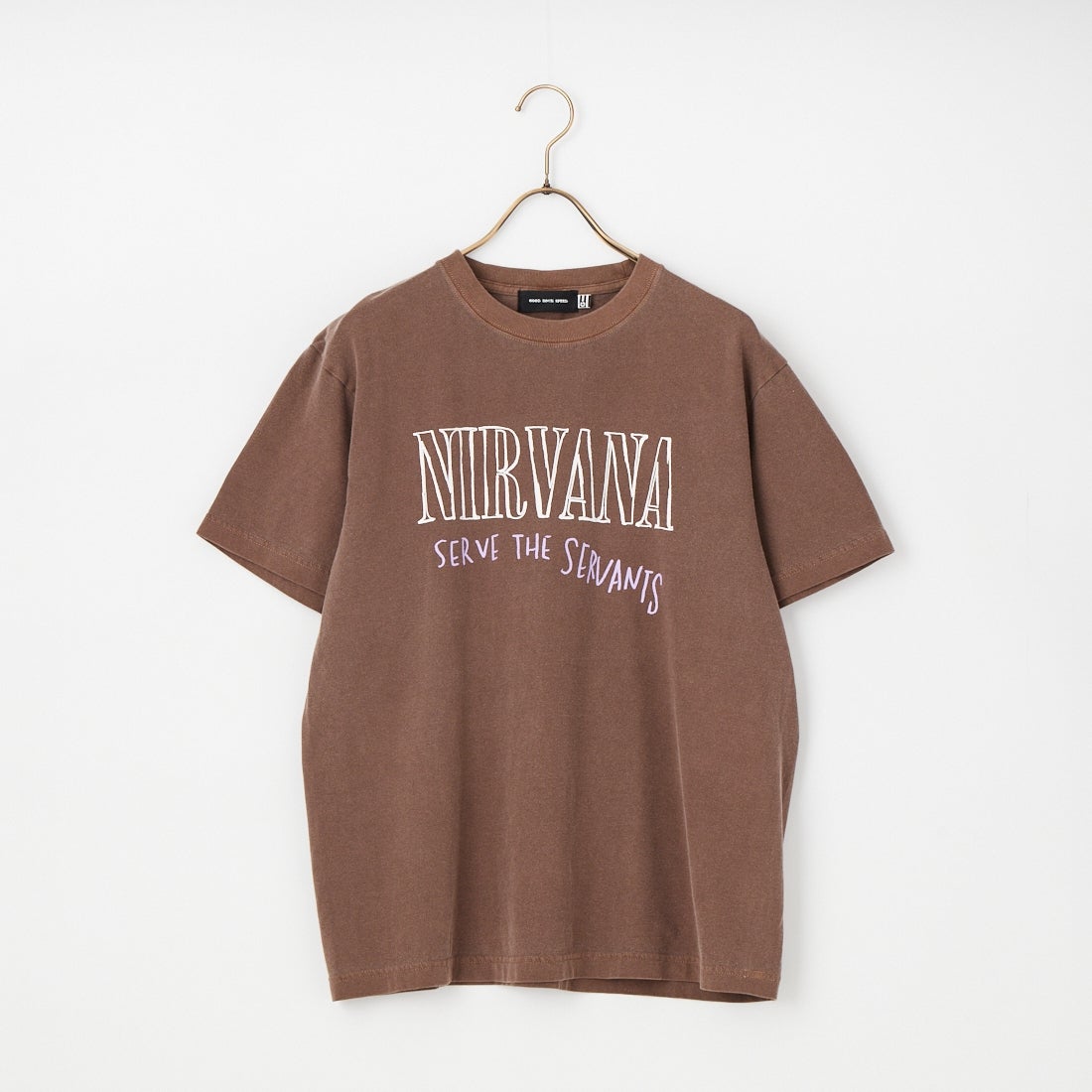 GOOD ROCK SPEED [グッドロックスピード] 別注 NIRVANA ロックプリントTシャツ [INTN-066-JF] BROWN