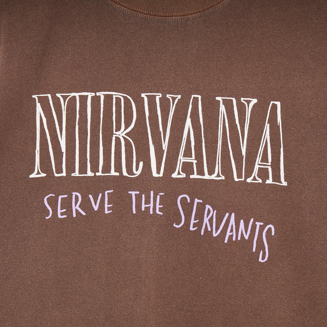 GOOD ROCK SPEED [グッドロックスピード] 別注 NIRVANA ロックプリントTシャツ [INTN-066-JF] BROWN